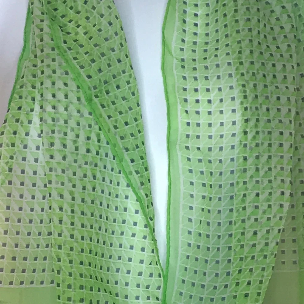 Vintage Sheer green Scarf